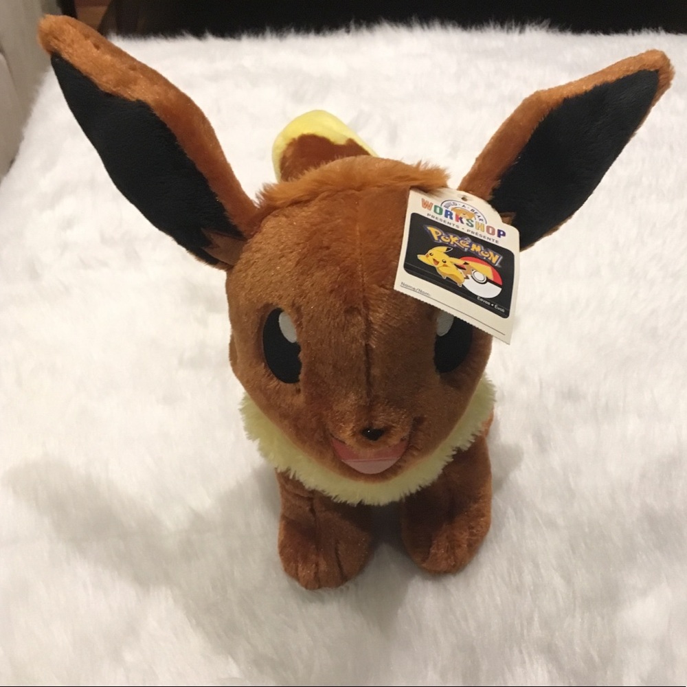 Build a Bear Eeveee Pokémon 2017 Eevee Sound BNWT